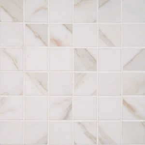 Pietra Calacatta 2x2 Mosaic Porcelain Tile