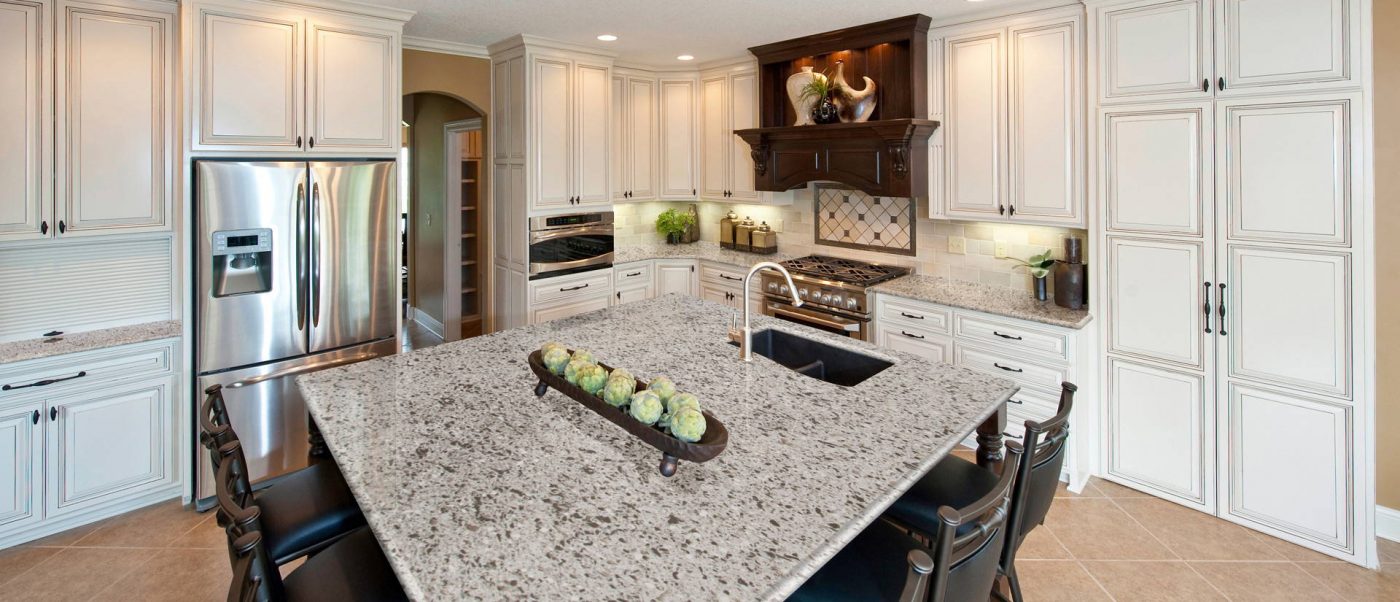 Cascade White Quartz Countertop - Kitchen Cabinets & Tiles, NJ | Art of ...