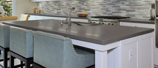 Iced Gray Quartz Countertop