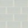 Arctic Ice 6x12x8mm Glass Subway Tile