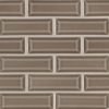 Artisan Taupe Arabesque Backsplash Tile