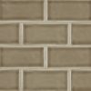 Artisan Taupe Arabesque Backsplash Tile