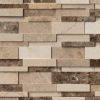 Ayres Blend 1x2x8mm Glass Backsplash Tile