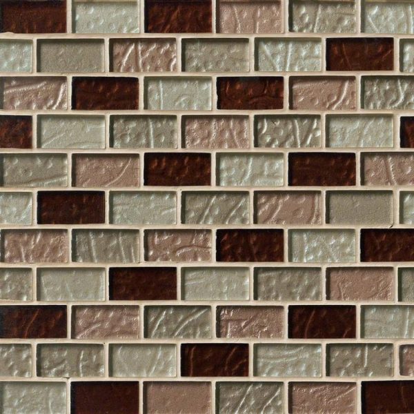 Ayres Blend 1x2x8mm Glass Backsplash Tile