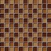 Calypso interlocking Pattern 8mm Glass Tile