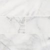 Calacatta Cressa White Subway Tile 2x4