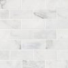 Calacatta Cressa White Subway Tile 3x6