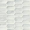 Calypso interlocking Pattern 8mm Glass Backsplash Tile