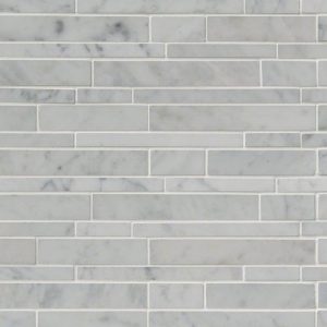 Carrara White RSP Interlocking Pattern Polished