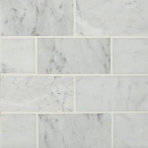 Carrara White Subway Tile 3x6