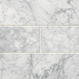 Carrara White Subway Tile 4x12