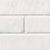 Carrara White Subway Tile 6x12