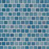 Carribean Mermaid 1x1x4mm Staggered  Glass Backsplash Tile