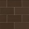 Cielo Brick 1x4x8mm Glass Backsplash Tile