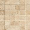 Crema Basketweave Arched Pattern Polished Tile