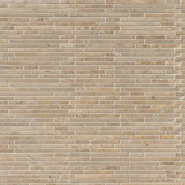 Crema Ivy Bamboo Stone Pattern in 12x12 Mesh