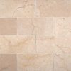 Crema Marfil 5/8x5/8 Polished in 12x12 Mesh