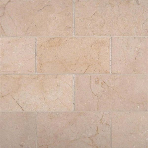 Crema Marfil Subway Tile Polished 3x6