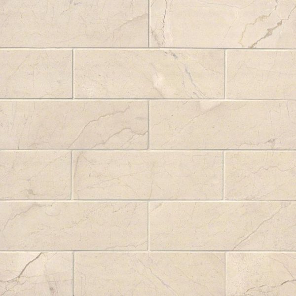 Crema Marfil Subway Tile Polished 4x12