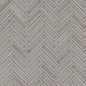 Dove Gray Herringbone Pattern 8mm