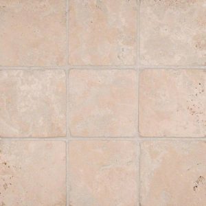 Durango Cream 4x4 Tumbled Tile