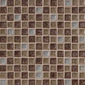 Fossil Canyon 1x1x8mm Blend Glass Backsplash Tile