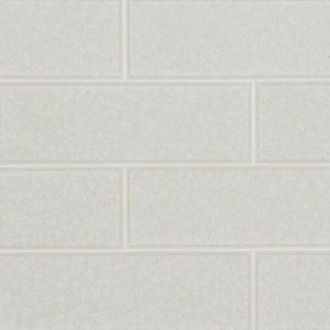 Frosted Icicle Glass Subway Backsplash Tile 3x9