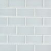 Ice Interlocking Pattern 8mm Glass Backsplash Tile