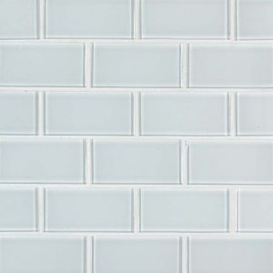 Ice Subway 2x4x8mm Glass Backsplash Tile