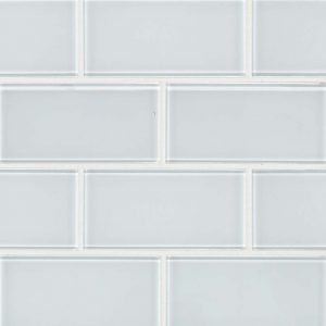 Ice Subway Tile 3x6x8mm Glass Backsplash Tile