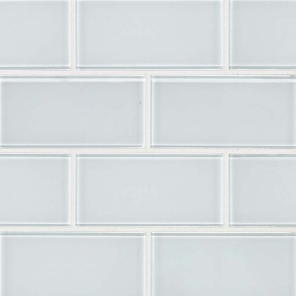 Ice Subway Tile 3x6x8mm Glass Backsplash Tile