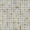 Iridescent Brown Glass  Pool Backsplash Tile